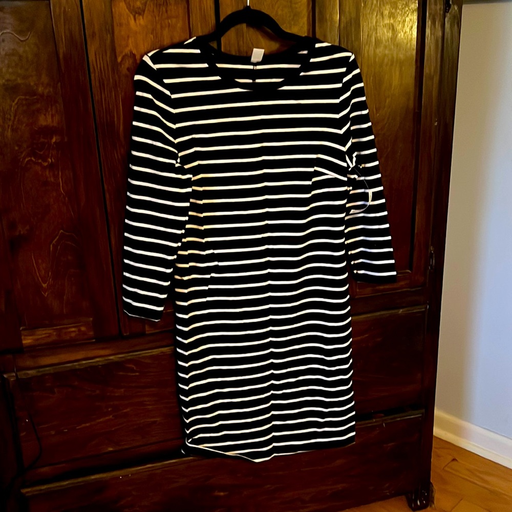 Long sleeved knit dress